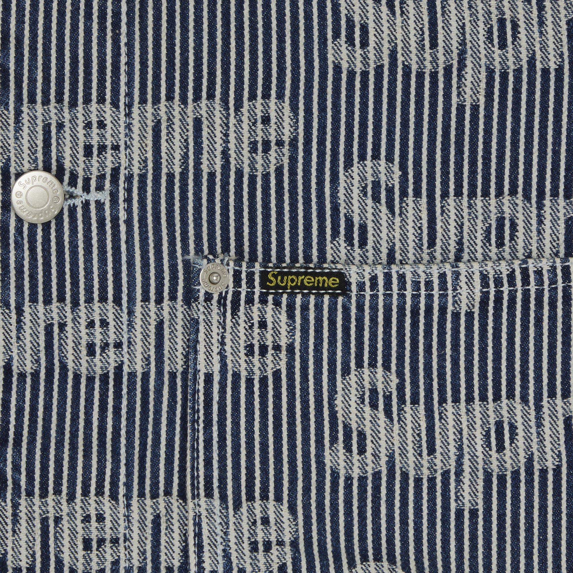 Buy Supreme Denim Chore Trucker Jacket 'Stripe' - SS24J73