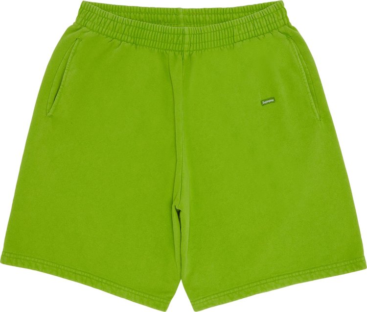 Supreme Overdyed Small Box Sweatshort Lime