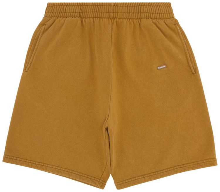 Supreme Overdyed Small Box Sweatshort Sand