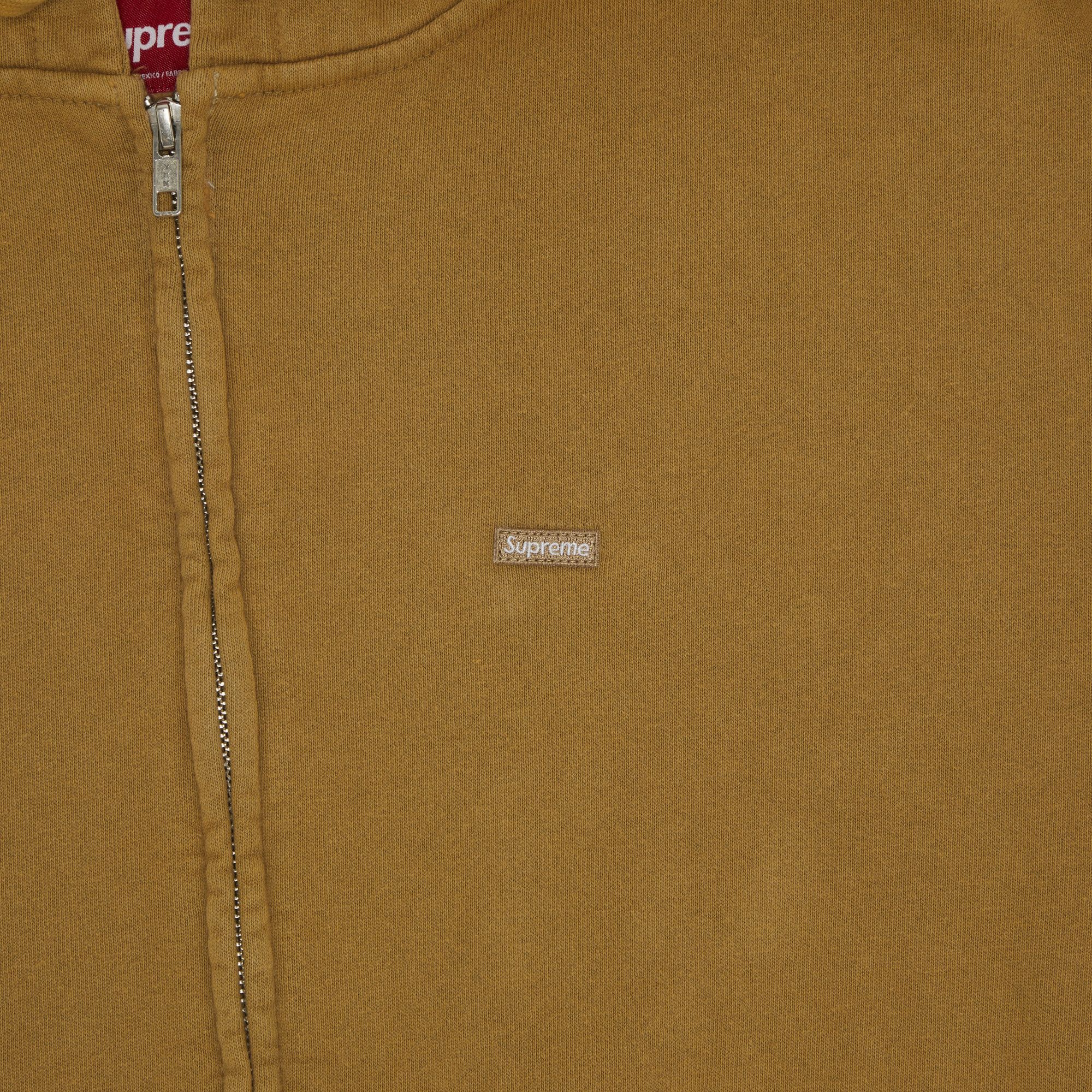 Buy Supreme Overdyed Small Box Zip Up Hooded Sweatshirt