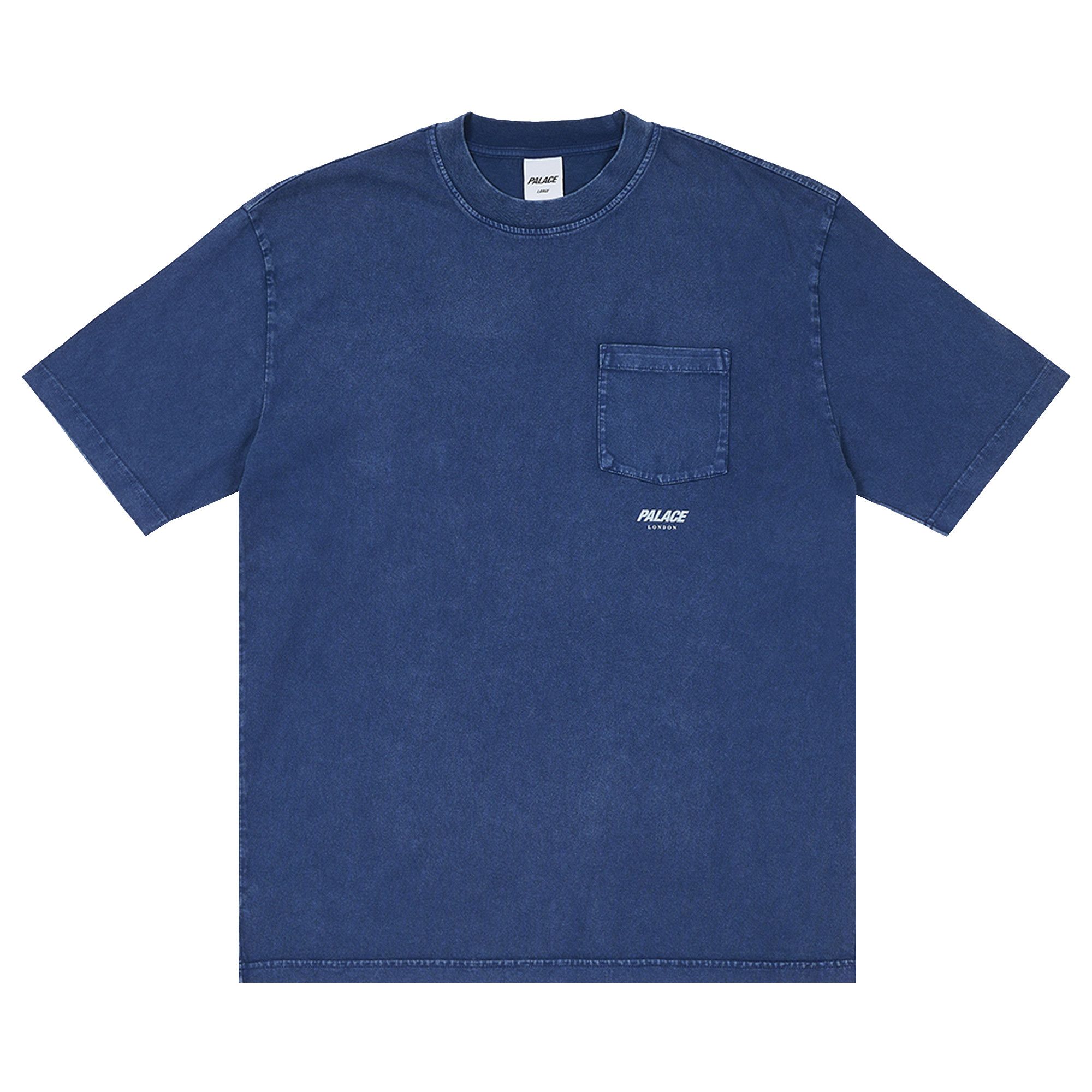 Buy Palace Pigment Pocket T-Shirt 'Navy' - P26ES038 | GOAT NL
