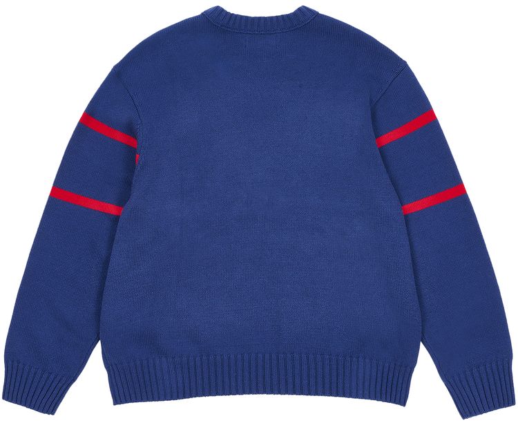 Palace Blocky Knit Blue