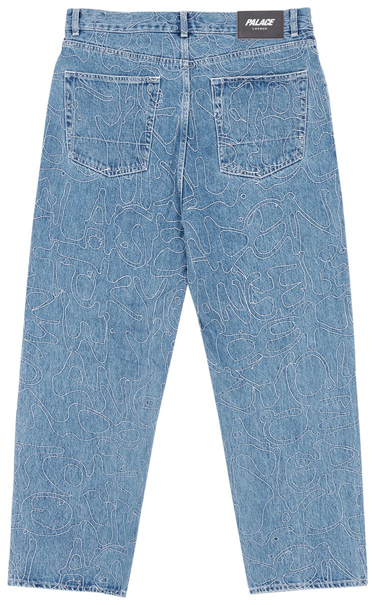 Size 30 Palace P45 Splat Jean 'Stone Wash'