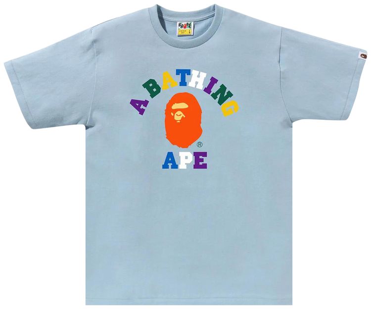BAPE Colors College Tee Sax