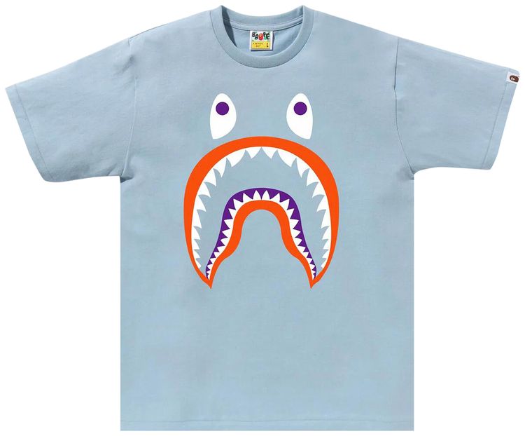 BAPE Colors Shark Ponr Tee Sax