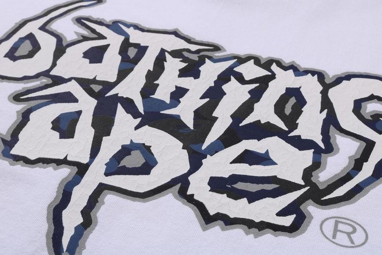 BAPE Color Camo Mad Ape Tee White