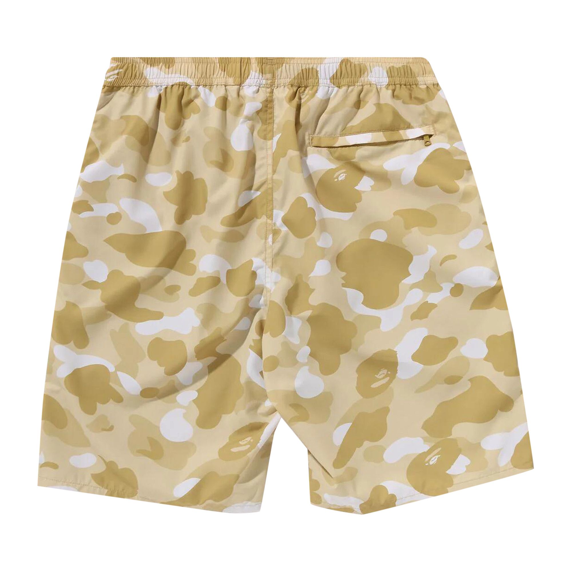 Size xl BAPE Color Camo Ape Head One Point Beach Shorts Yellow