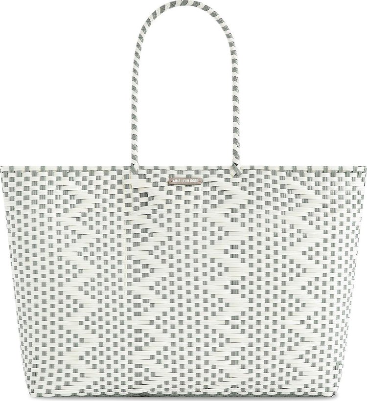 Aime Leon Dore Paralia Woven Tote Bag Green