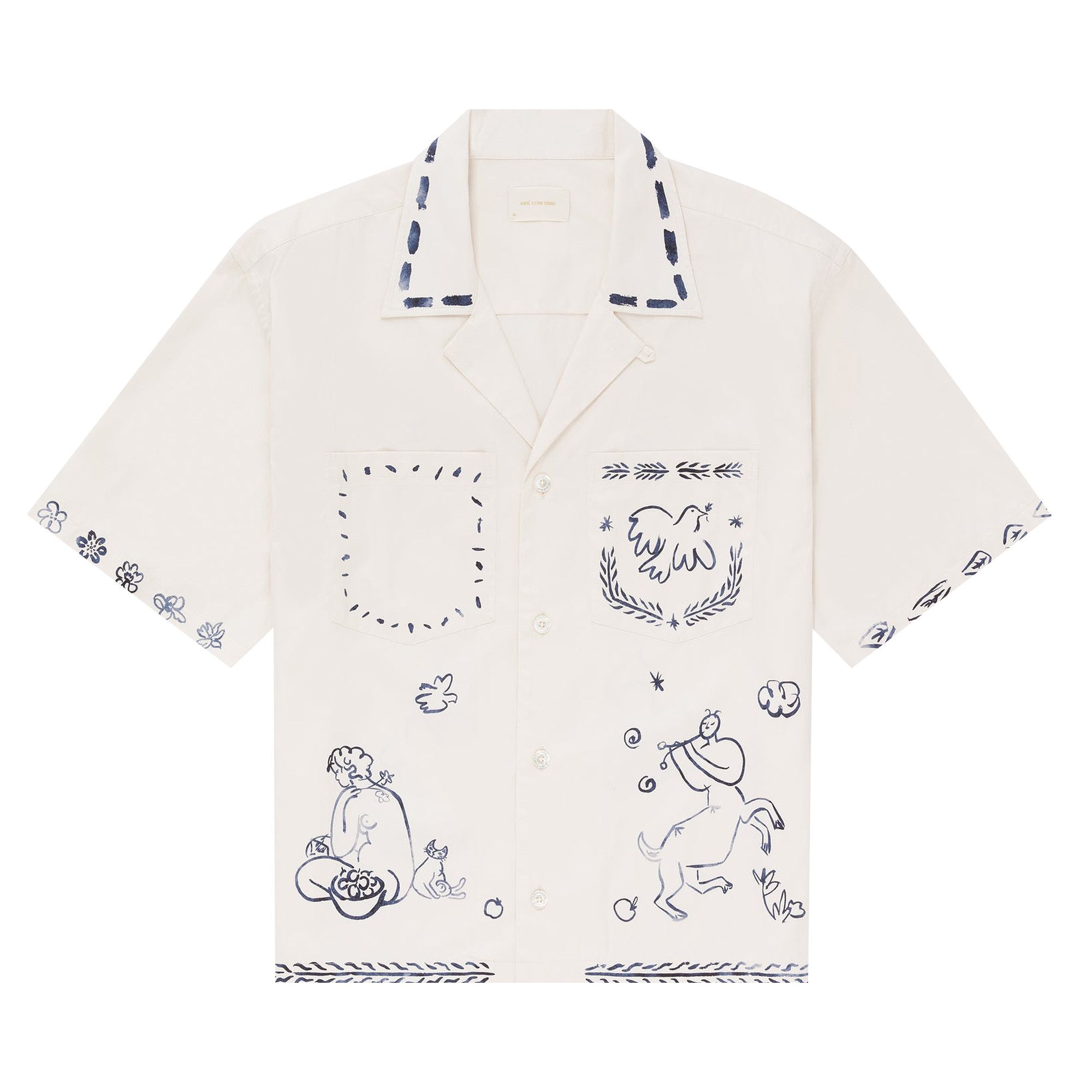 Buy Aimé Leon Dore Lesvos Cropped Camp Shirt 'Pristine