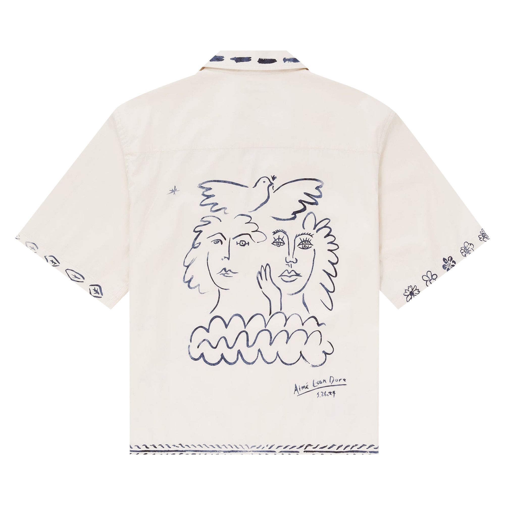 Buy Aimé Leon Dore Lesvos Cropped Camp Shirt 'Pristine