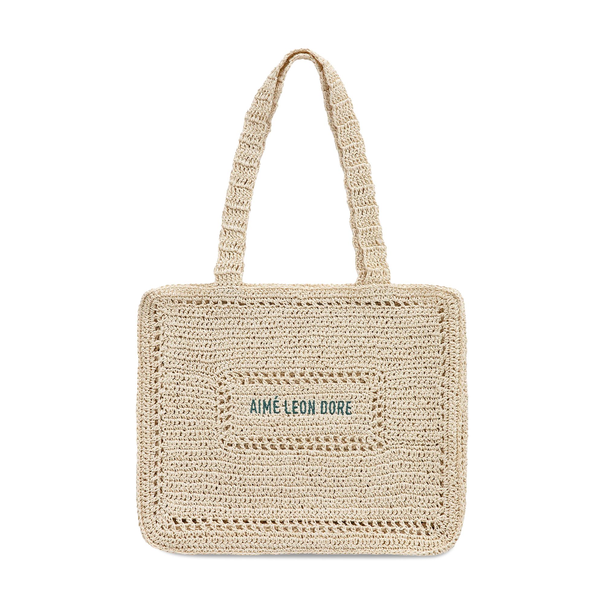 Buy Aimé Leon Dore Crochet Tote Bag 'Natural' - SS24AB006 NATU | GOAT