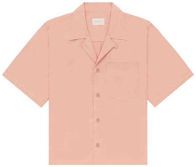 Aime Leon Dore Cropped Camp Shirt Peach