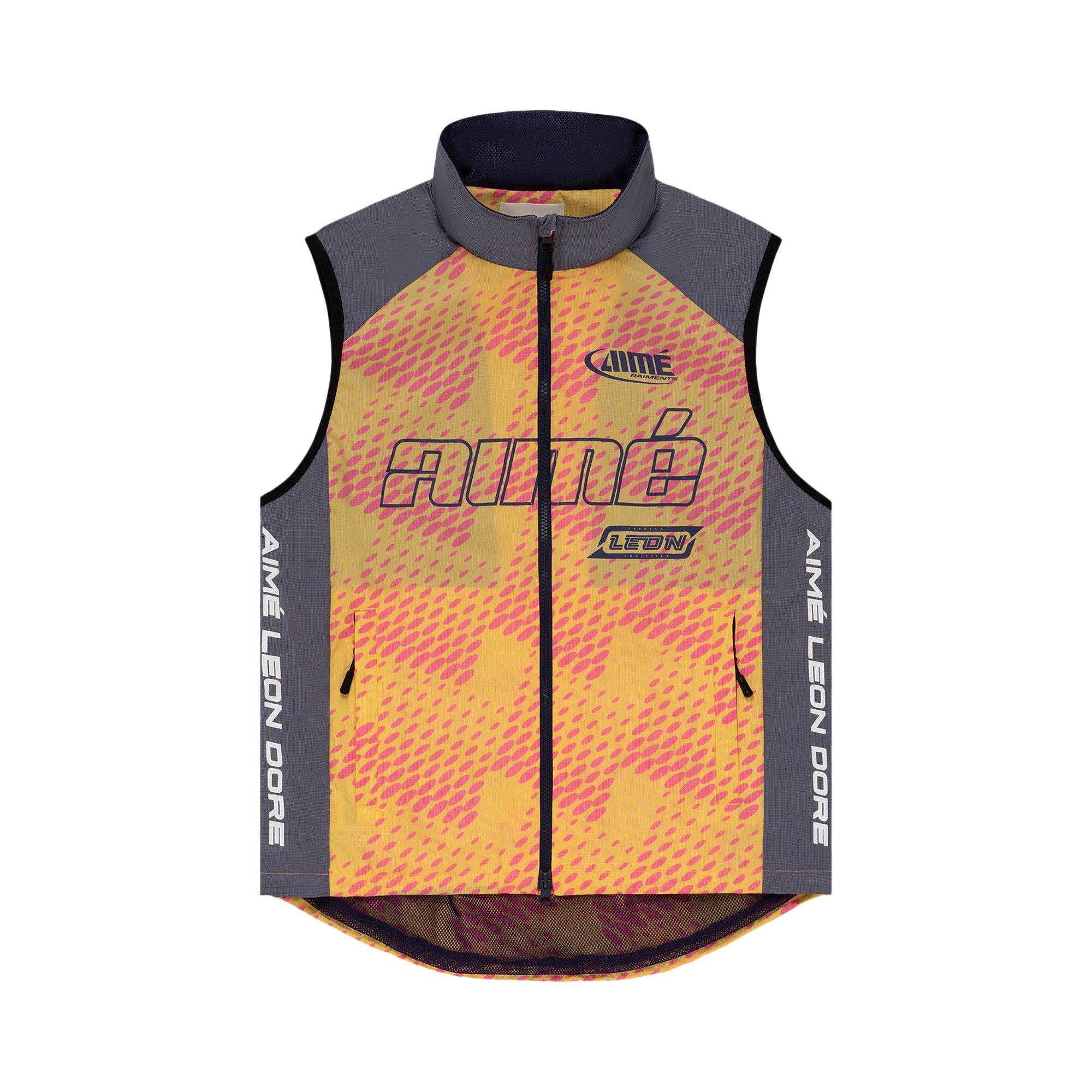 Buy Aimé Leon Dore Podium Vest 'Yellow/Multicolor' - SS24WJ012
