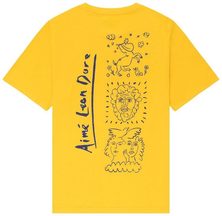 Aime Leon Dore Hydra Souvenir Tee Lemon