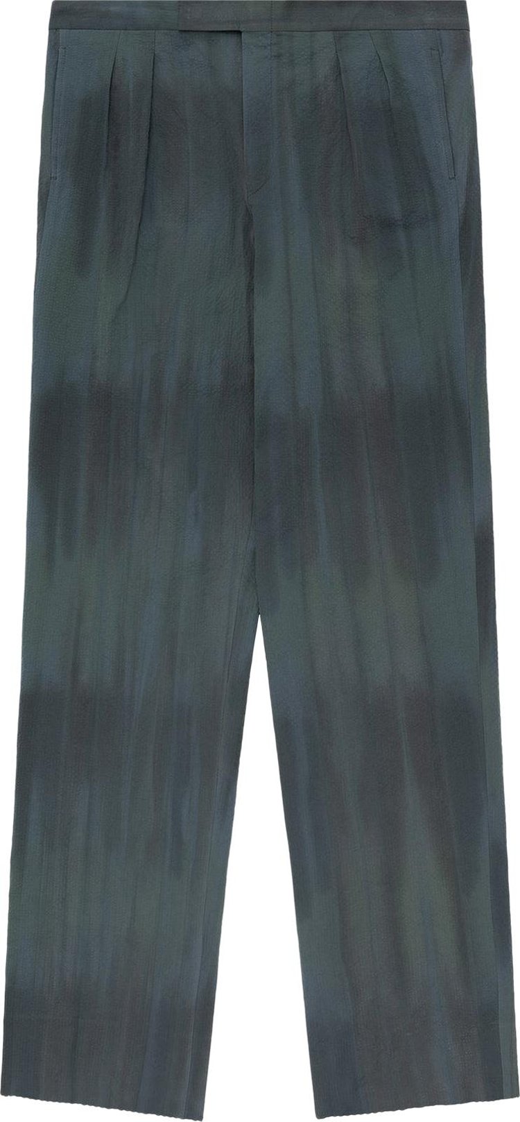 Aime Leon Dore Spray Dyed Seersucker Suit Trouser Teal