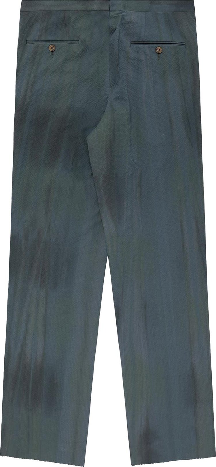 Aime Leon Dore Spray Dyed Seersucker Suit Trouser Teal