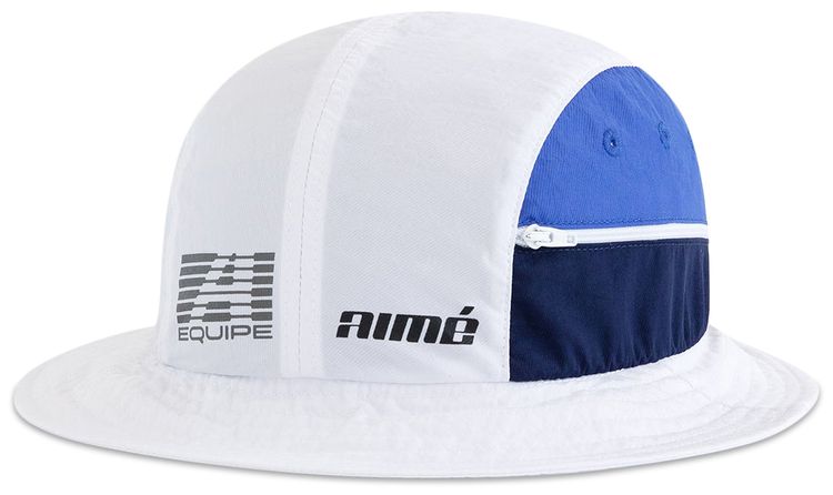 Aime Leon Dore Racing Bucket Hat Bright White