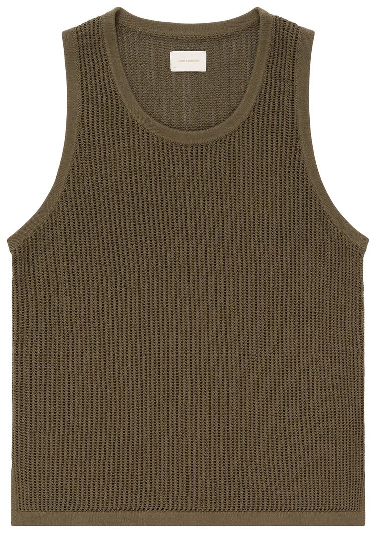 Aime Leon Dore Mesh Knit Tank Citronella