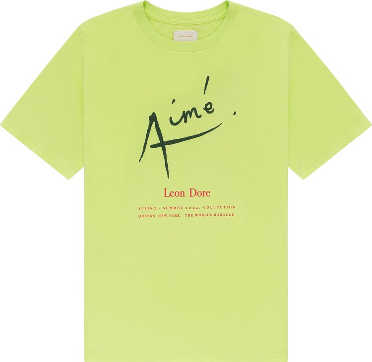 Aime Leon Dore Gallery Tee Sharp Green