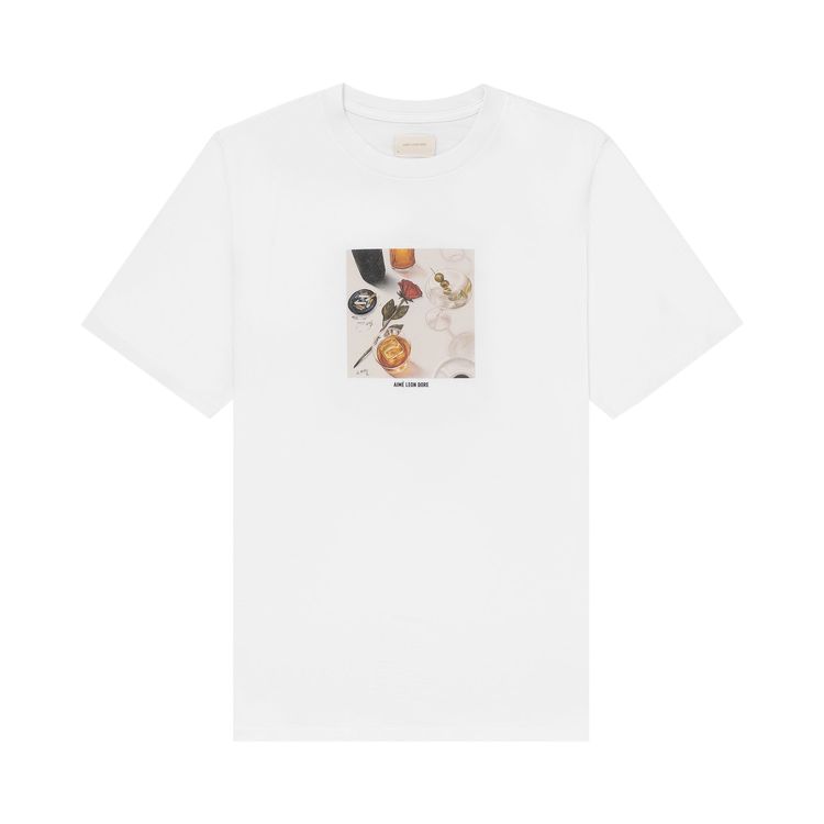 Aime Leon Dore Dinner Scene Tee Bright White