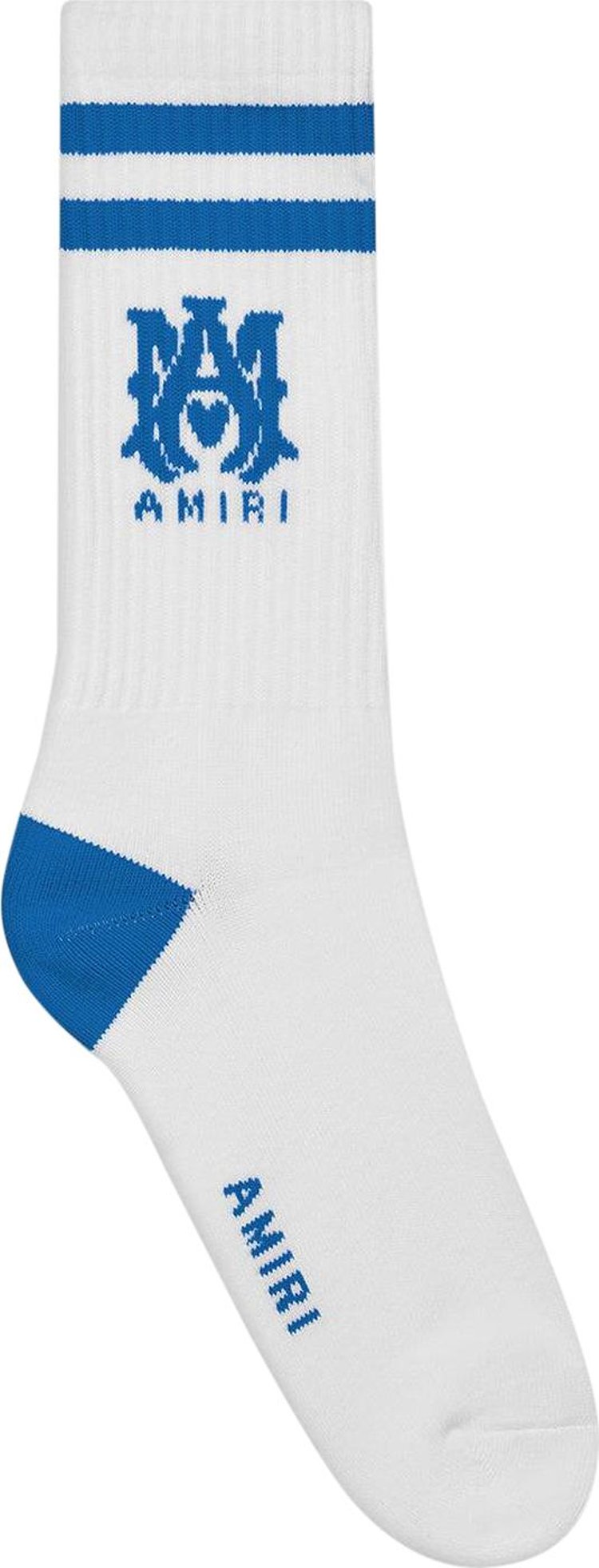 Amiri MA Stripe Socks WhiteBlue