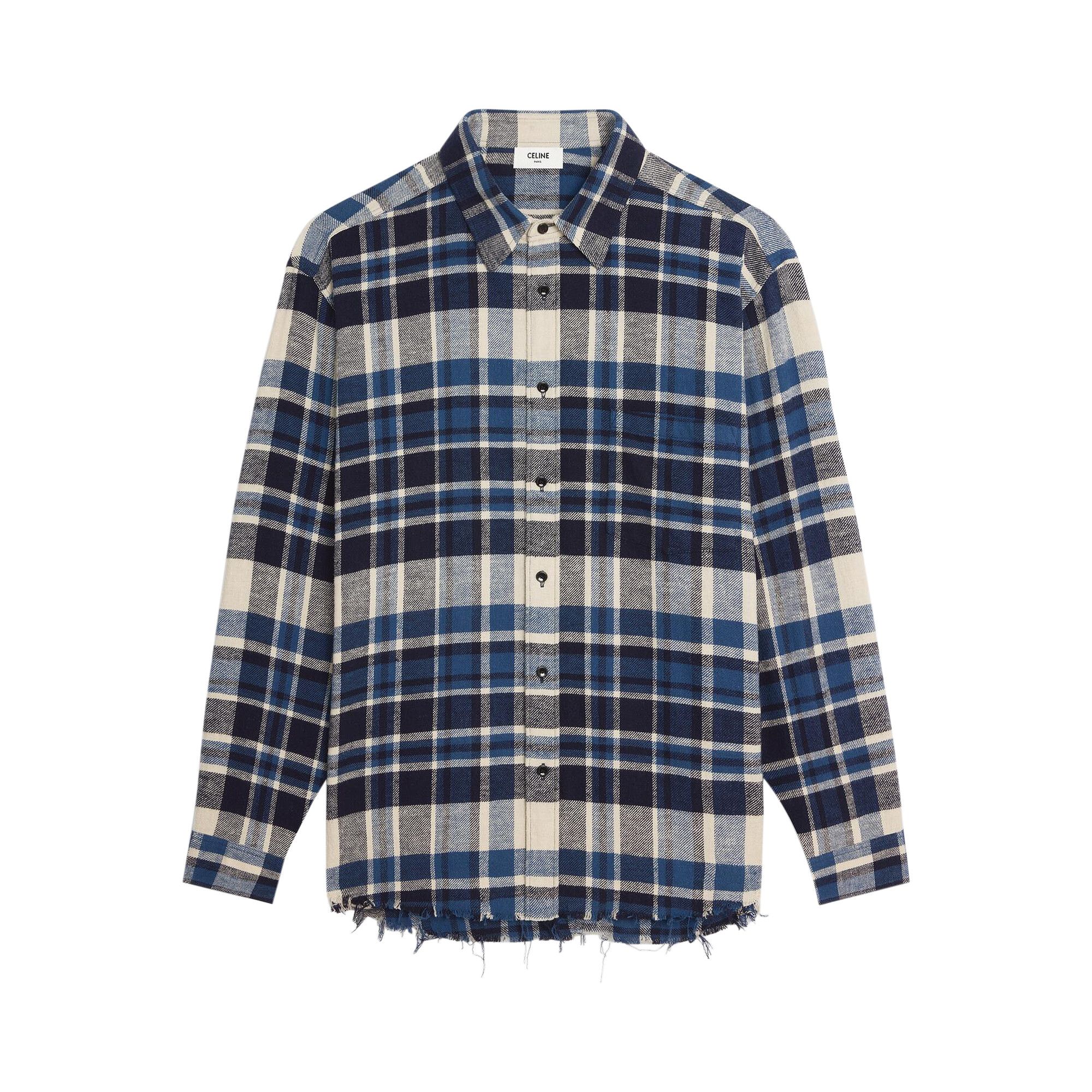 美品 CELINE OVERSIZED PLAID SHIRTS 40 美品 CELINE OVERSIZED PLAID SHIRTS 40 Celine // Plaid Shirt
