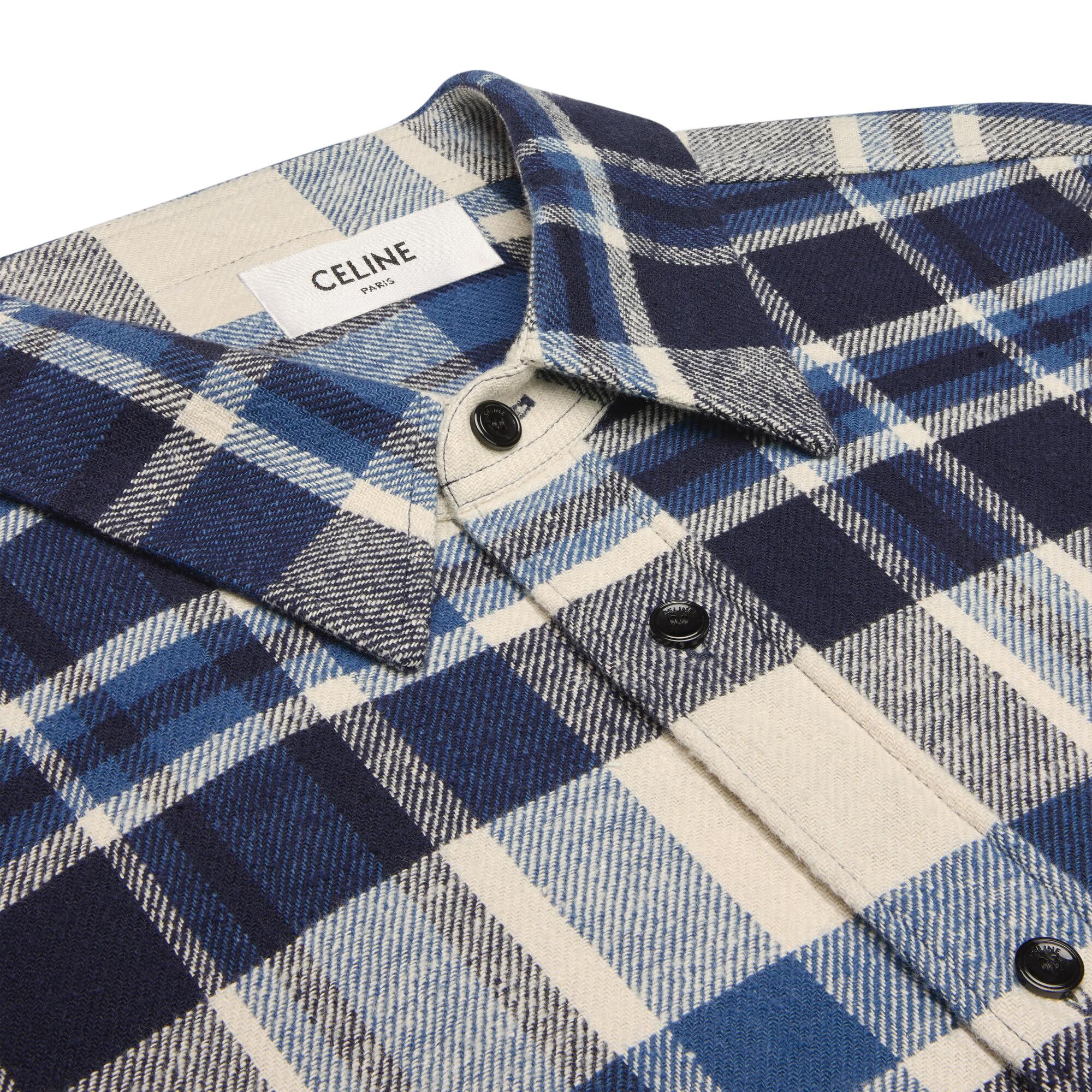 美品 CELINE OVERSIZED PLAID SHIRTS 40 美品 CELINE OVERSIZED PLAID SHIRTS 40 Celine // Plaid Shirt