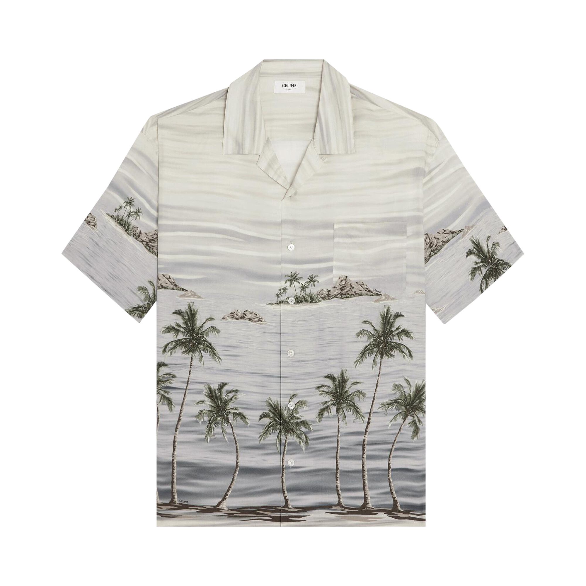 【CELINE】HAWAIIAN SHIRT●2C946158Y01SE Buy CELINE Hawaiian Shirt 'Craie/Gris' - 2C946158Y 01SE | GOAT