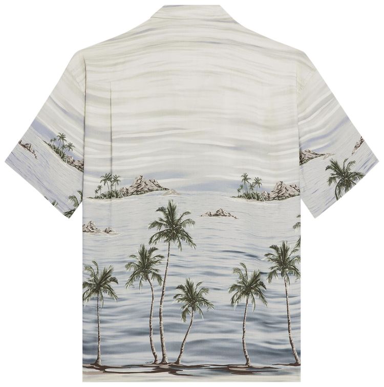 CELINE Hawaiian Shirt CraieGris