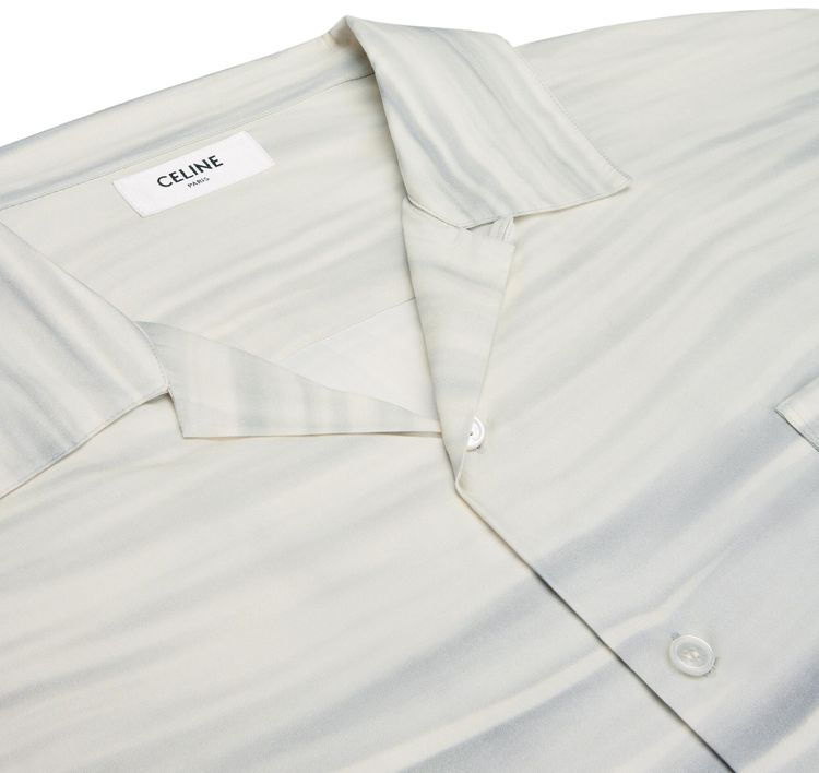 CELINE Hawaiian Shirt CraieGris