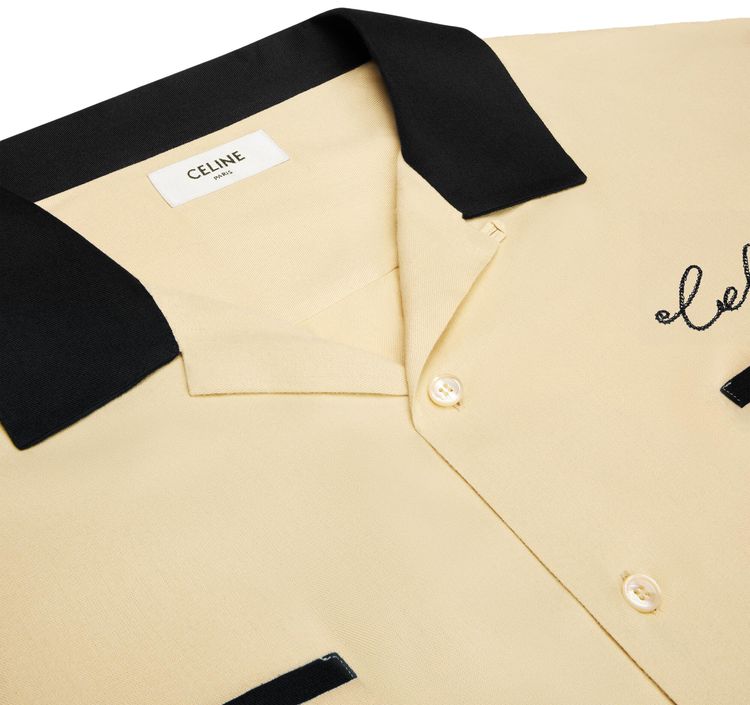 CELINE Rockabilly Shirt Milky Beige
