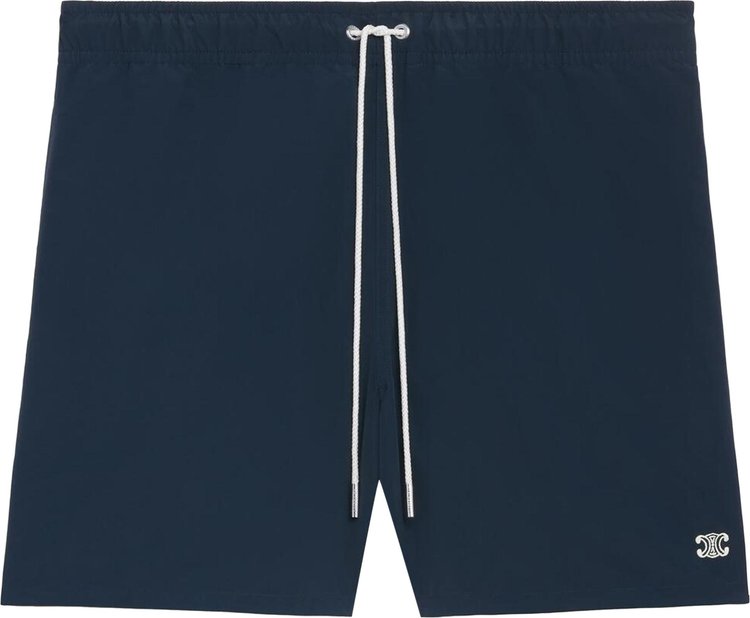 CELINE Triomphe Swim Shorts Navy