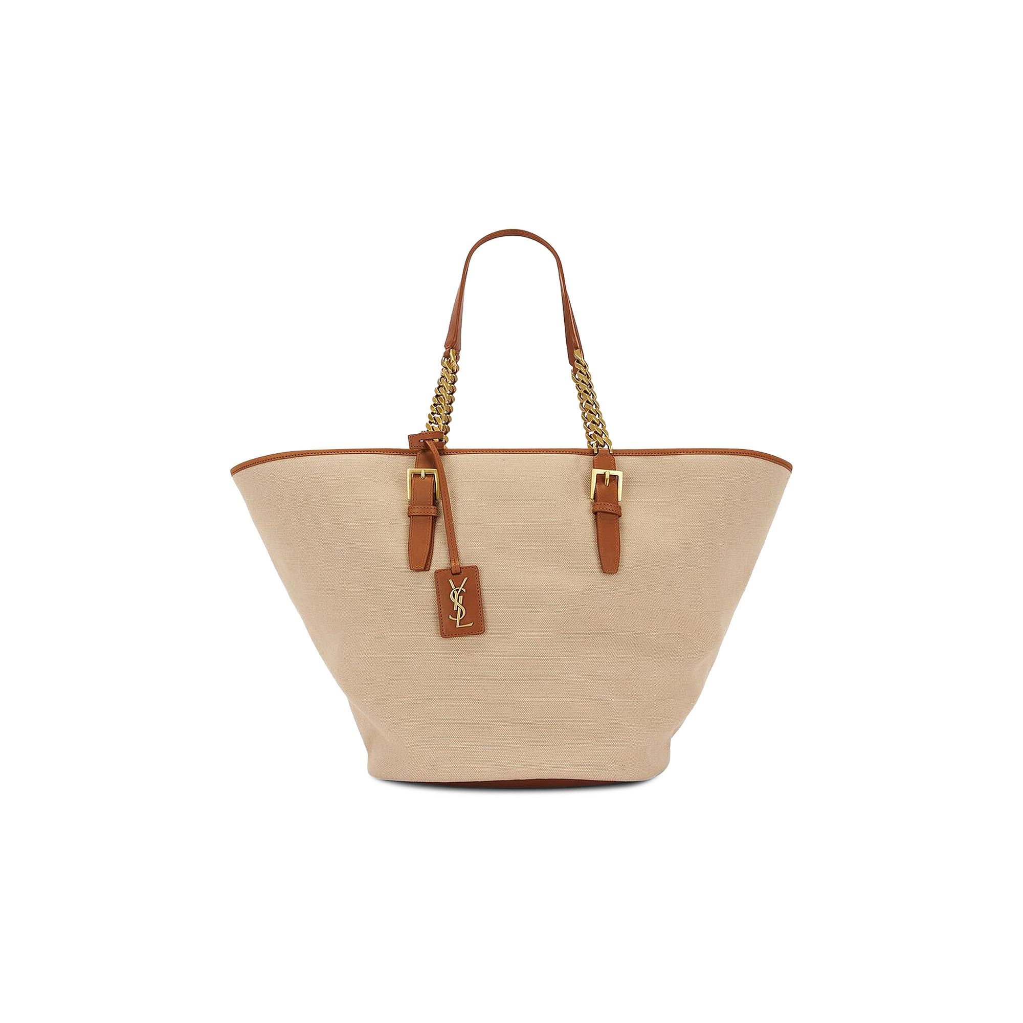 Buy Saint Laurent Lauren Cabas Bag 'Desert Dust/Brick' - 773704