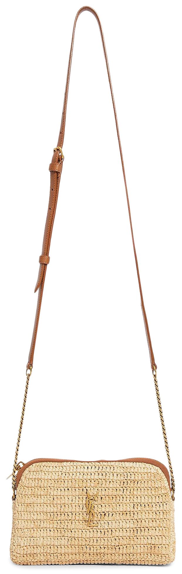 Saint Laurent Gaby Zipped Pouch NaturelBrick