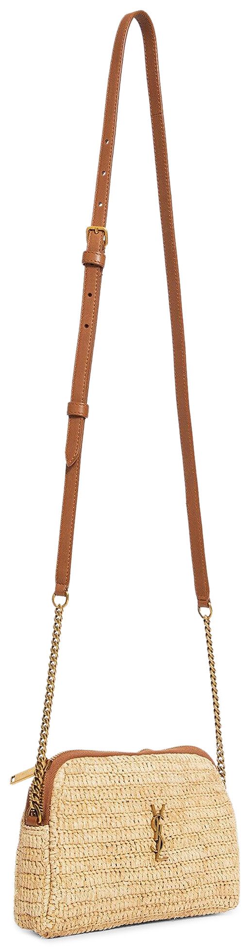 Saint Laurent Gaby Zipped Pouch NaturelBrick