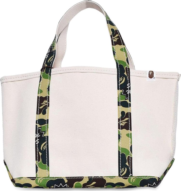 Saint Michael Ape Medium Tote Bag White Camo