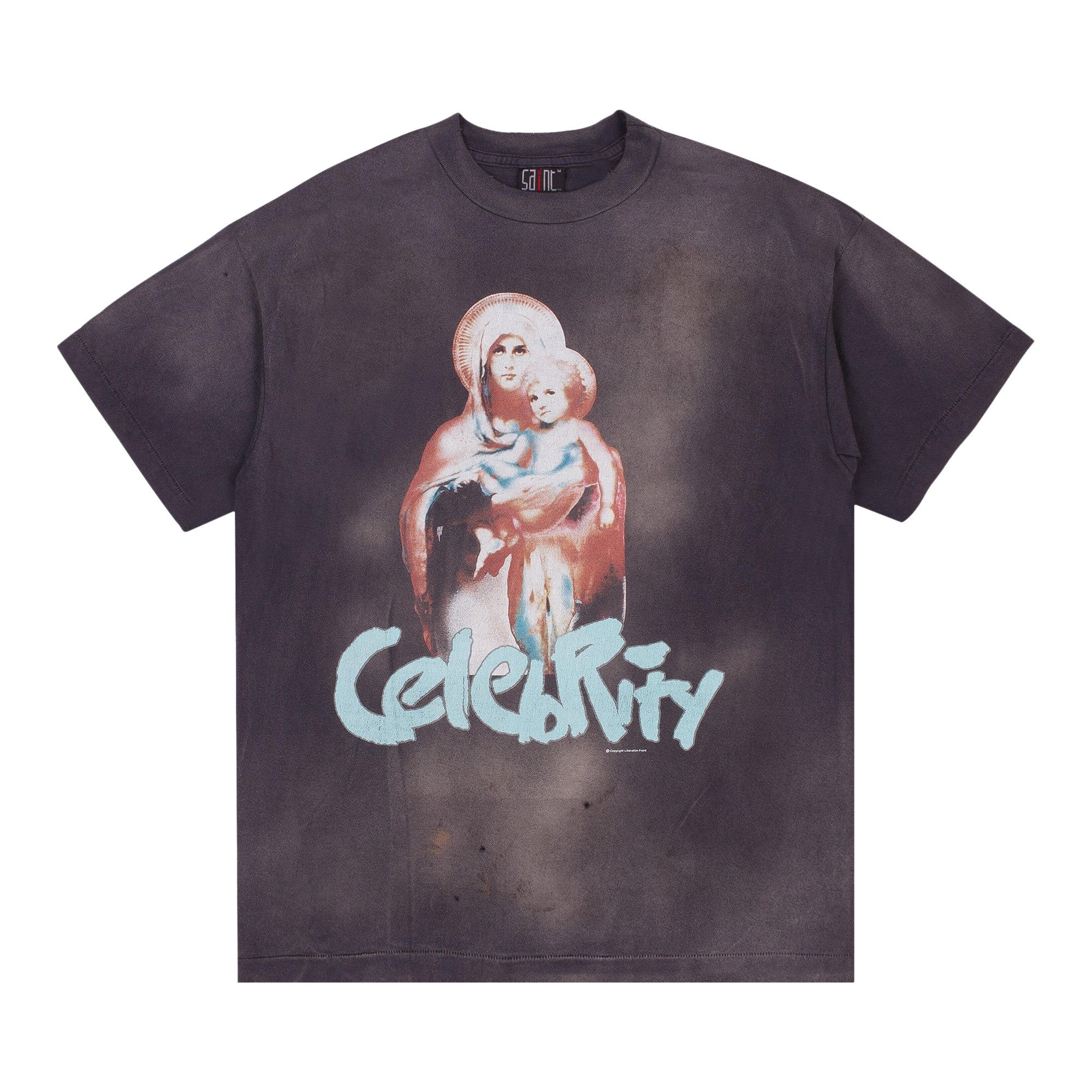期間限定セール Celebrity Michael Saint Buy Short-Sleeve SM - 'Black' Tee トップス