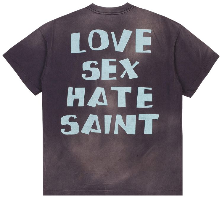 SAINT Mxxxxxx Celebrity Short Sleeve Tee Black