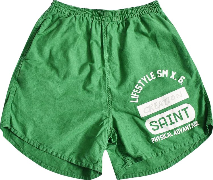 SAINT Mxxxxxx Creation Easy Shorts Green