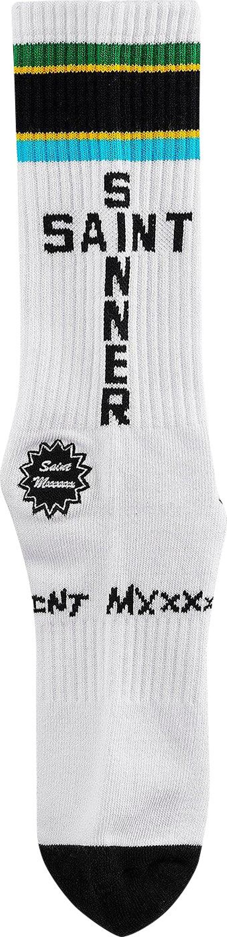 SAINT Mxxxxxx Tanzania Socks White