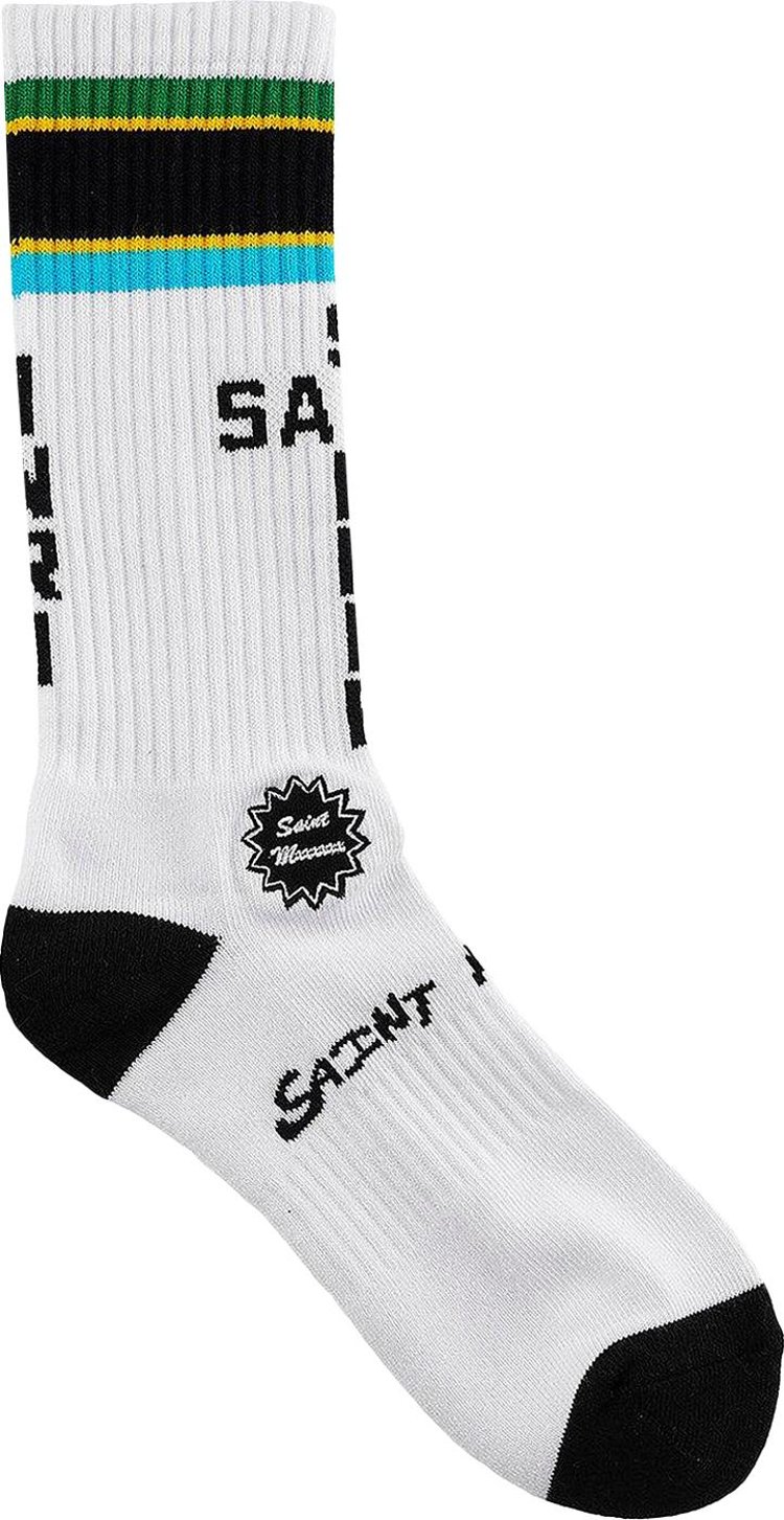 SAINT Mxxxxxx Tanzania Socks White