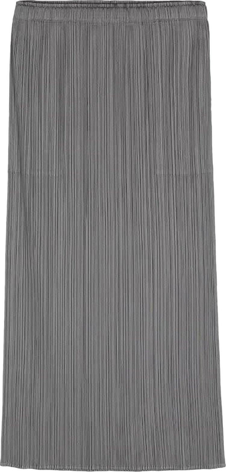 Pleats Please Issey Miyake Basics Skirt Grey