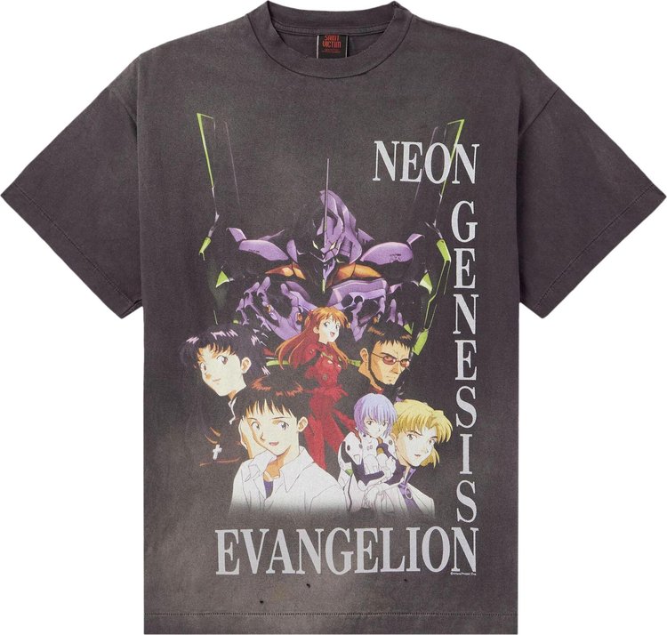 Saint Michael Evangelion Neon Genesis Tee 'Black'