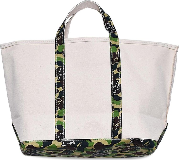 Saint Michael x BAPE Large Tote Bag WhiteCamo