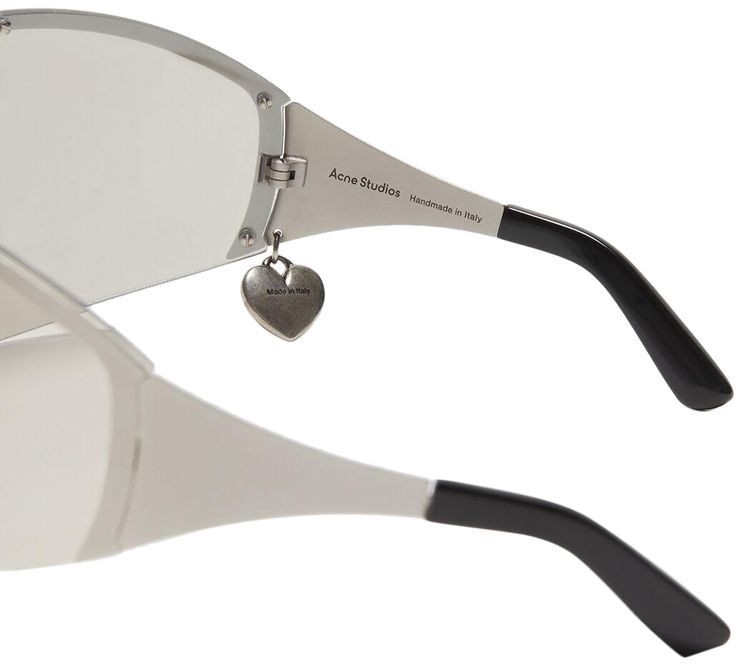 Acne Studios Metal Frame Sunglasses Silver