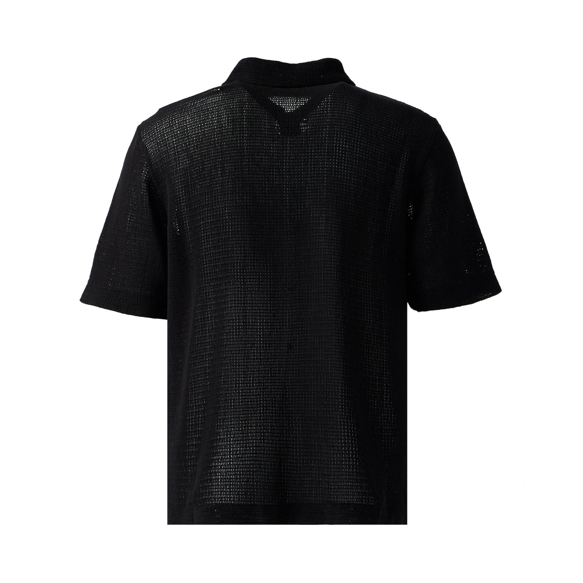 Buy 1017 ALYX 9SM Button Up Logo Mesh Short-Sleeve Shirt
