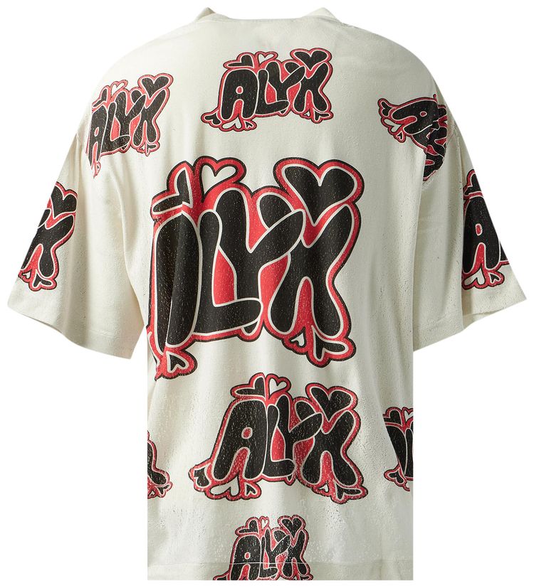 1017 ALYX 9SM Oversized Needle Punch Tee Tan