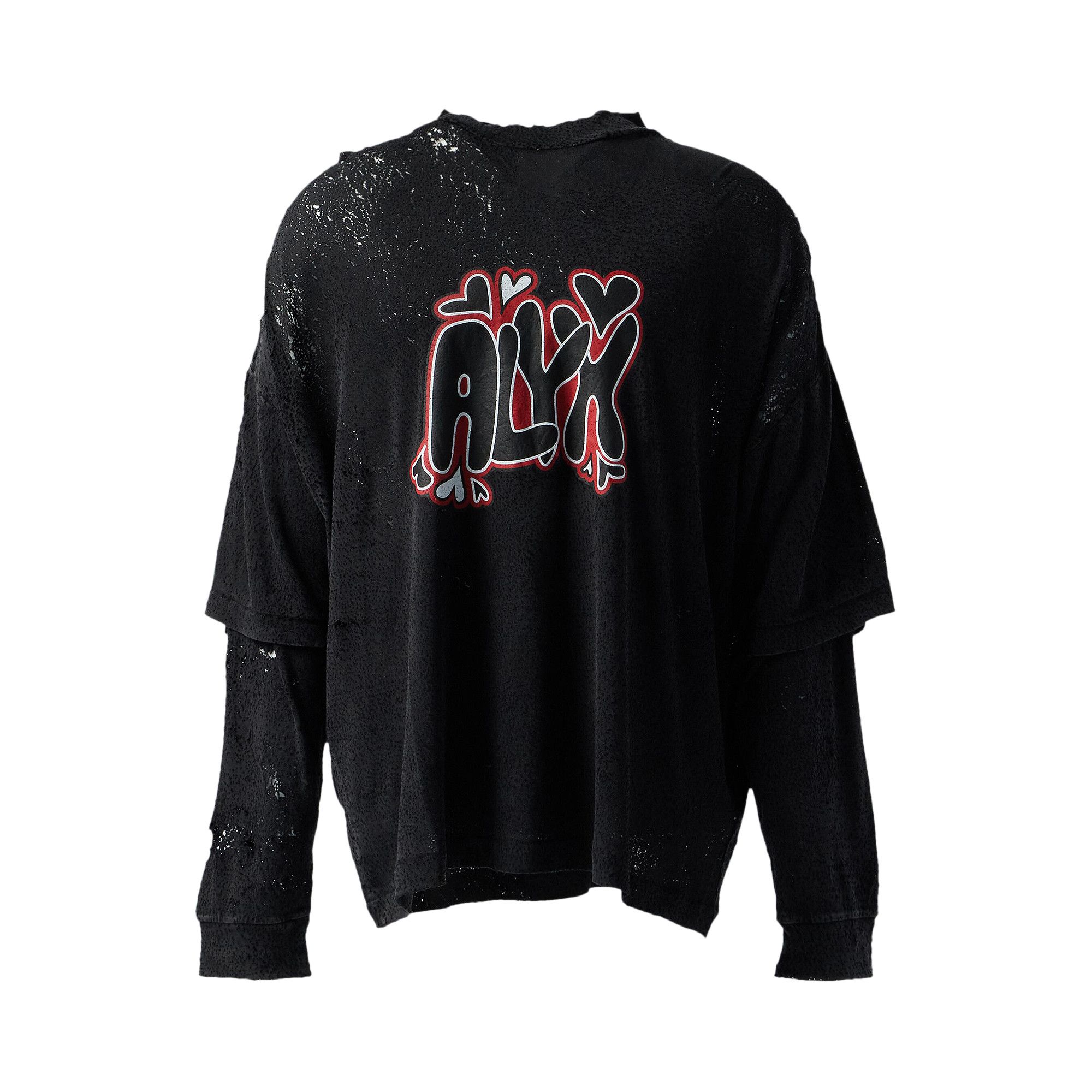 さらなる高みへ【ALYX】Double Sleeve Laser Cut Logo T-Shirt 1017 ALYX 9SM Men's Double Sleeve Laser Cut Logo T-Shirt in