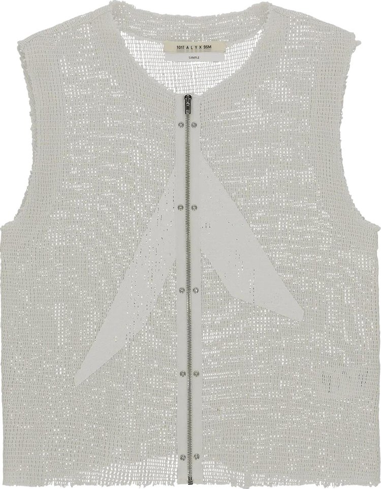 1017 ALYX 9SM Logo Mesh Vest White