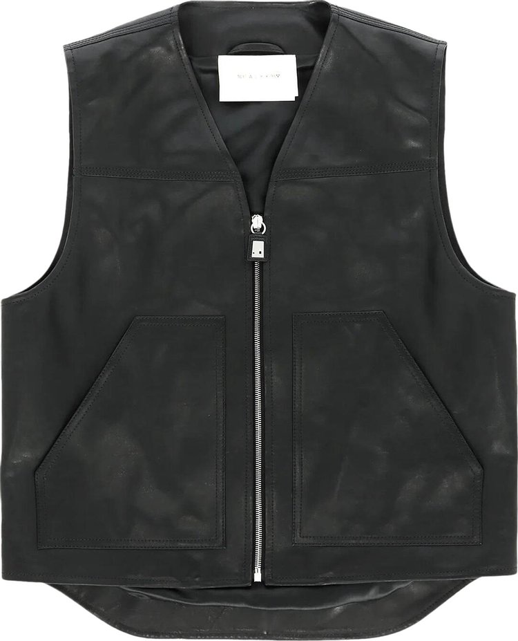 1017 ALYX 9SM Lightercap Leather Vest Black